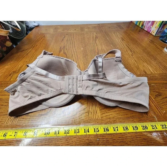 Jessica Simpson Biege Pink Unwire Padded Bra Size 42C - Picture 11 of 12